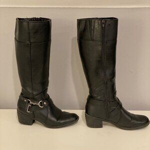 Life Stride Tall Black Boots -- Wide Shaft for Larger Calves Size 6